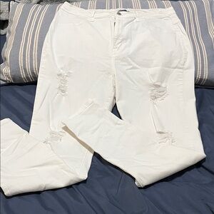 Encore Jeans White High-Rise Skinny Jeans